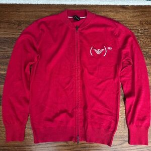 Emporio Armani (Red) Cardigan - Men’s